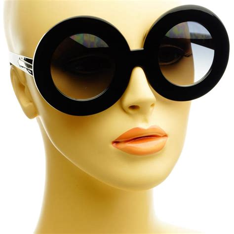 vintage big round sunglasses